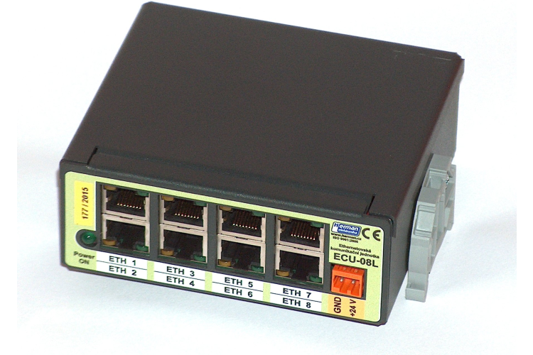 Unmanaged Ethernet bus switch ECU-08L